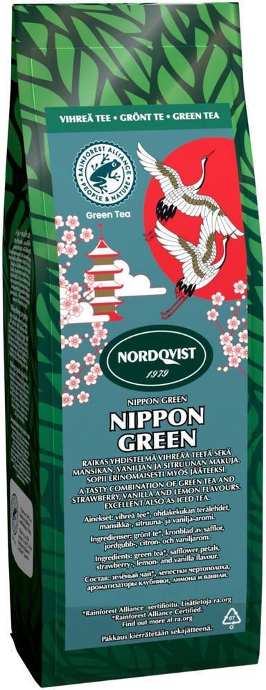 Nordqvist Nippon Green 100g green flavoured loose tea RFA | Soposopo