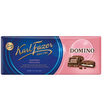 Fazer Karl Fazer Domino milk Chocolate 1 bar of 195g 6.9oz