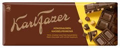 Fazer Karl Fazer Dark Whole Hazelnuts Chocolate 1 bar of 200g 7.1oz | Soposopo