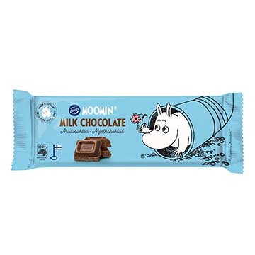 Fazer Moomin Milk Chocolate 1 bar of 68g 2.4oz