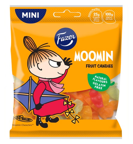 Fazer Moomin Fruit Sweets Gummy 1 Pack of 80g 2.8oz