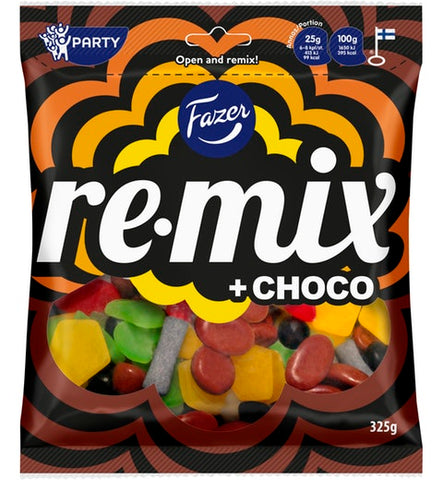 Fazer Remix choco assorted sweets Gummy 1 Pack of 325g 11.5oz