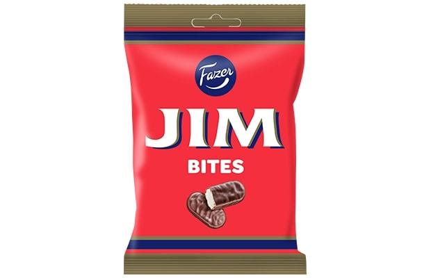 Fazer Jim Bites Chocolate 1 Pack of 94g 3.3oz | Soposopo