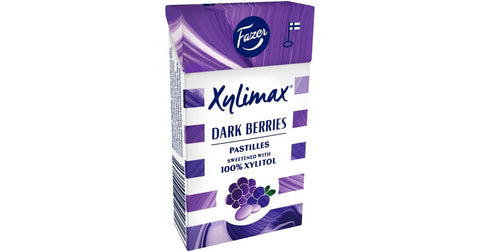 Fazer Xylimax Dark Berries 38g full xylitol pastille