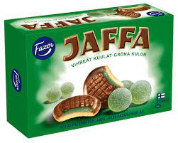 Fazer Jaffa Green jellies Chocolate 1 Box of 300g 10.6oz