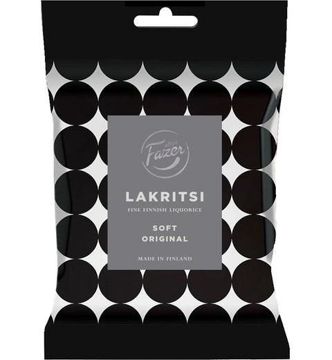 Fazer Lakritsi Soft Original Licorice 1 Pack of 150g 5.3oz