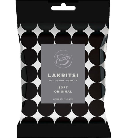 Fazer Lakritsi Soft Original Licorice 1 Pack of 150g 5.3oz