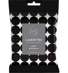 Fazer Lakritsi Soft Original Licorice 1 Pack of 150g 5.3oz