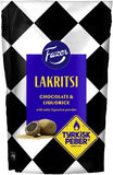 Fazer Lakritsi Choco Tyrkisk Peber Licorice 1 Pack of 135g 4.8oz