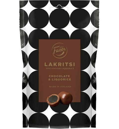 Fazer Lakritsi Chocolate & Licorice Licorice 1 Pack of 140g 4.9oz