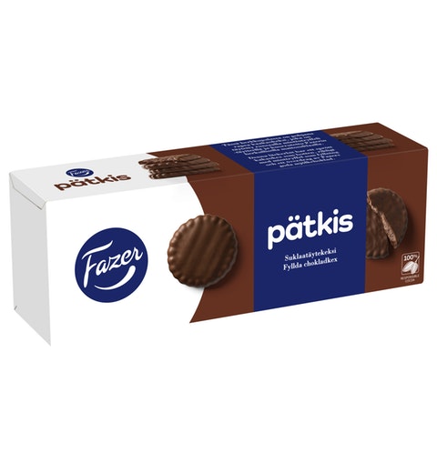 Fazer Patkis chocolate Biscuits 1 Box of 142g 5oz