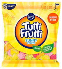 Fazer Tutti Frutti Sunny Fruits Gummy 1 Pack of 325g 11.5oz