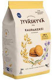 Fazer Jyvashyva Kaurakeksi 100% oat Biscuits 1 Pack of 350g 12.3oz