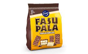 Fazer Fasupala Double chocolate wafer 1 Pack of 215g 7.6oz
