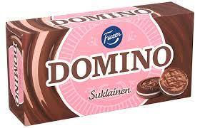 Fazer Domino Chocolate Covered Biscuits 1 Box of 354g 12.5oz | Soposopo