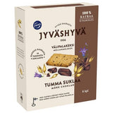 Fazer Jyvashyva snack dark chocolate Biscuits 1 Box of 180g 6.3oz