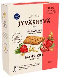 Fazer Jyvashyva snack strawberry Biscuits 1 Box of 180g 6.3oz