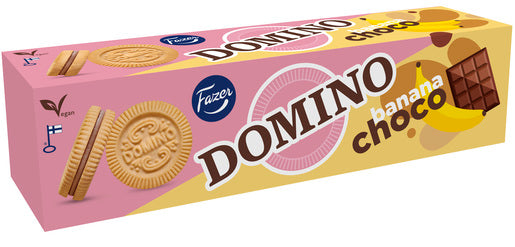 Fazer Domino Banana Biscuits 1 Box of 175g 6.2oz