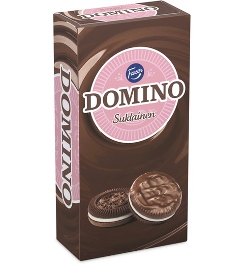 Fazer Domino Chocolate Covered Biscuits 1 Box of 354g 12.5oz