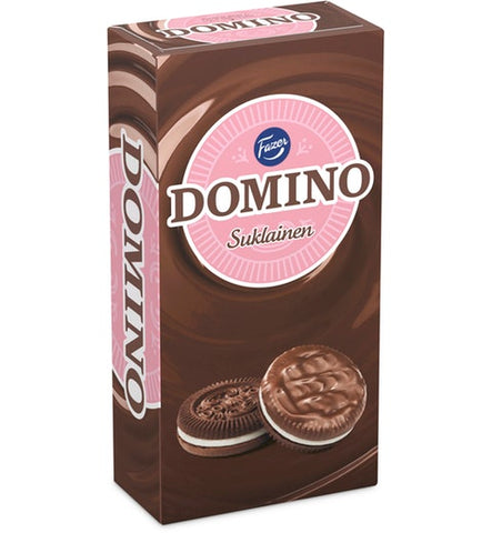 Fazer Domino Chocolate Covered Biscuits 1 Box of 354g 12.5oz