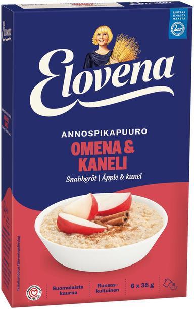 Elovena 210g apple-cinnamon porridge | Soposopo