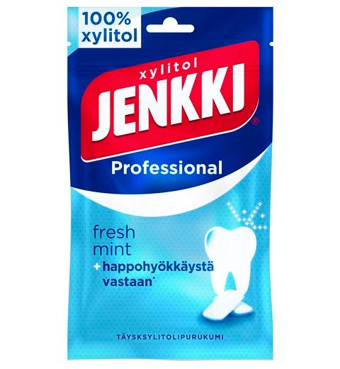 Cloetta Jenkki Xylitol Professional Freshmint Chewing Gum 1Pack of 90g 3.2 oz - Soposopo