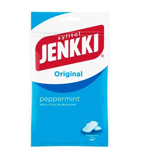 Cloetta Jenkki Xylitol Peppermint Chewing Gum 1Pack of 100g 3.5 oz - Soposopo