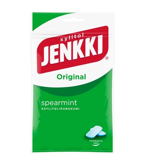 Cloetta Jenkki Xylitol Spearmint Chewing Gum 1Pack of 100g 3.5 oz - Soposopo