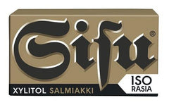 Cloetta Sisu XYLITOL SALMIAKKI Pastilles 1 Box of 70g 2.5oz