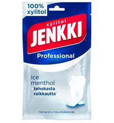 Cloetta Jenkki Xylitol Professional Ice Menthol Chewing Gum 1Pack of 90g 3.2 oz - Soposopo