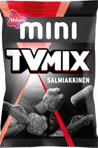 Malaco Mini Tv Mix Salmiakkinen sweet mix 110g