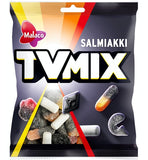Malaco TV Mix Salmiakki Gummy 1 Pack of 280g 9.9 oz