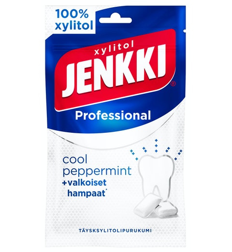 Cloetta Jenkki Cool Peppermint Chewing gum 1 Pack of 80g 2.8oz