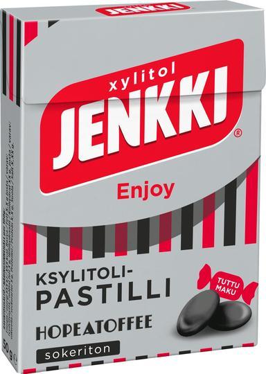 Jenkki Enjoy Silver taffy xylitol lozenge 50g | Soposopo