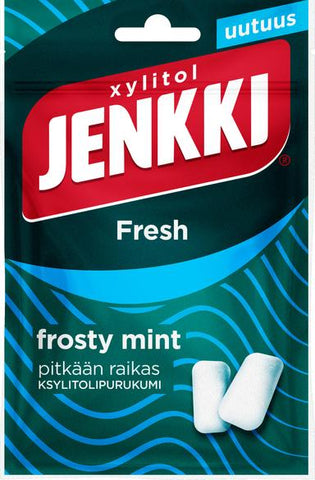 Jenkki Fresh Frosty Mint xylitol gum 35g