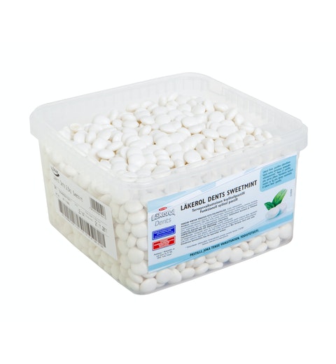 Cloetta Lakerol Dents Sweet Mint pastilli Pastilles 1 Box of 2.5kg 88.2oz