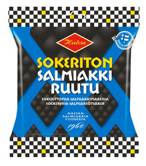 Halva Sugar Free Salmiakkiruutu Licorice 1 Pack of 90g 3.2oz