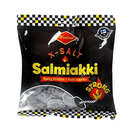 Halva X-Salt Salmiakki Licorice 1 Pack of 120g 4.2oz | Soposopo