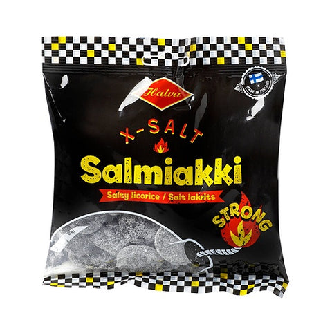 Halva X-Salt Salmiakki Licorice 1 Pack of 120g 4.2oz