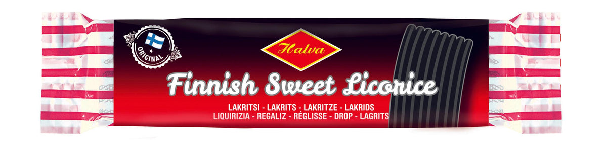 Halva Lakumatto Sweet Licorice 1 bar of 60g 2.1oz | Soposopo