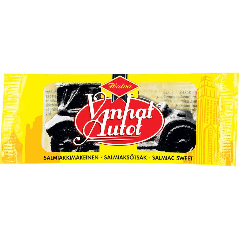 Halva Old Car Vanhat Autot Salmiakki Licorice 1 Pack of 15g 0.5oz