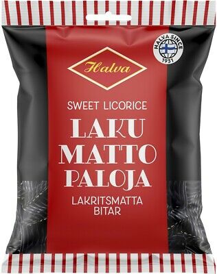 Halva Lakumattopaloja Original Licorice 1 Pack of 185g 6.5oz