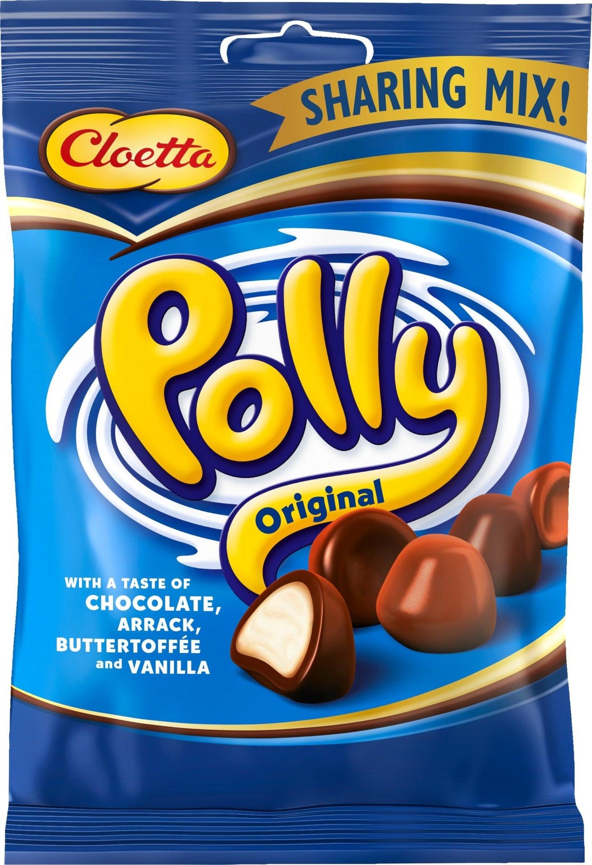 Cloetta Polly Blue Original Swedish Milk Chocolate Candy Candies Sweets 200g | Soposopo