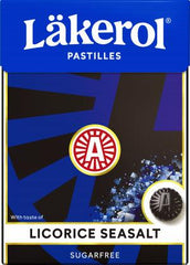 Cloetta Lakerol LICORICE SEA SALT Pastilles 1 Box of 75g 2.6oz | Soposopo