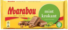 Marabou Mint Chocolate 1 bar of 200g 7.1oz | Soposopo