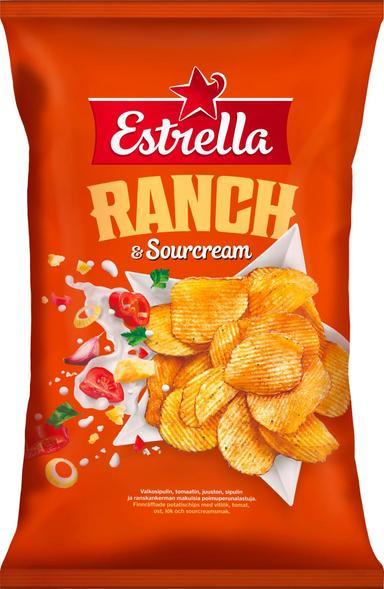 Estrella Sourcream & Ranch Sipsi 275g | Soposopo