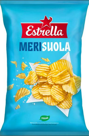 Estrella Sea salt crisps 275g