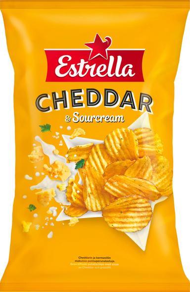 Estrella Cheddar & Sourcream Chips 275g | Soposopo