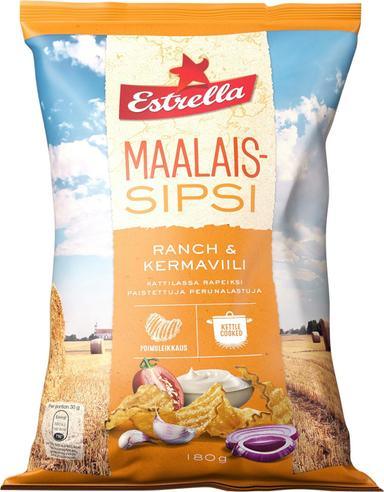 Estrella Country Chips - Ranch & Cream of Wheat 180g | Soposopo