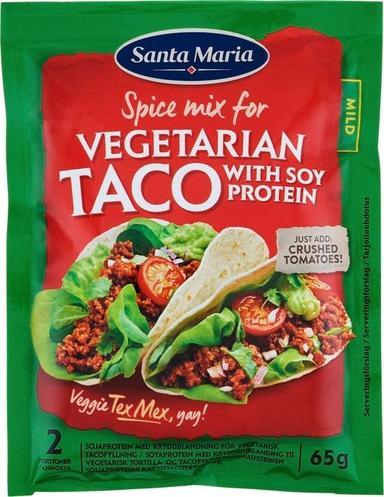 Santa Maria Vegetarian Taco Mix Vegetable taco filling. 65g | Soposopo